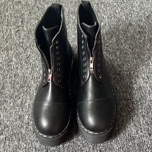 Chunky combat boots